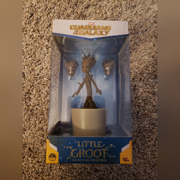 Hot Toys Little Groot Marvel Guardians of the Galaxy 1/4th scale figure, NIB - Picture 1 of 4